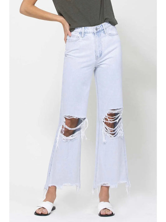 Vervet 90s Ankle Flare Jeans